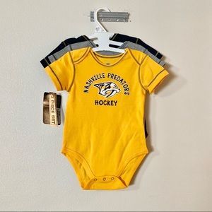 Nashville Predators Hockey 3 Pc Onsies Various
